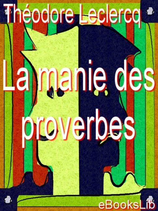 La manie des proverbes (eBook)